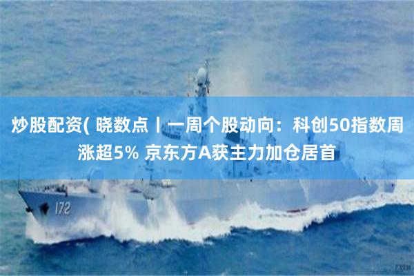 炒股配资( 晓数点丨一周个股动向：科创50指数周涨超5% 京东方A获主力加仓居首