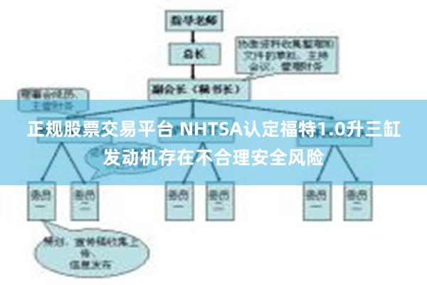 正规股票交易平台 NHTSA认定福特1.0升三缸发动机存在不合理安全风险