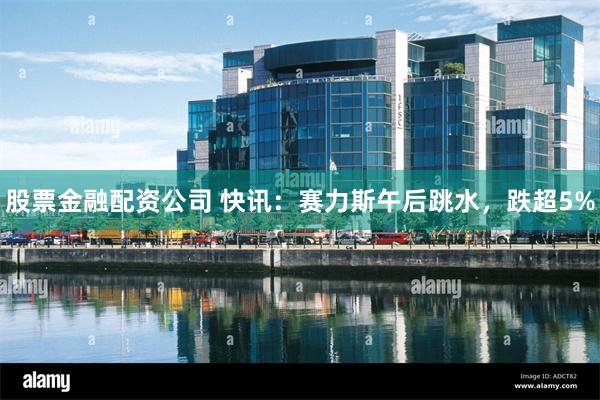 股票金融配资公司 快讯：赛力斯午后跳水，跌超5%