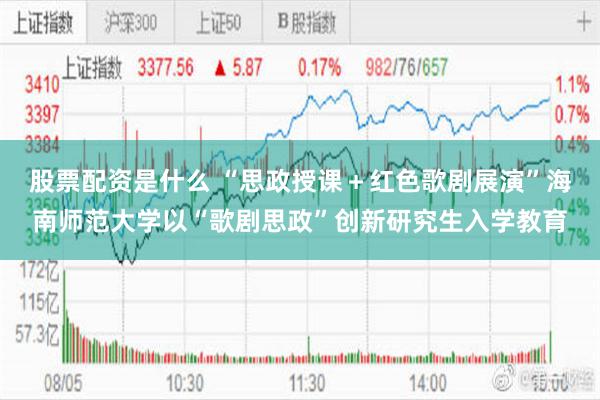 股票配资是什么 “思政授课＋红色歌剧展演”海南师范大学以“歌剧思政”创新研究生入学教育