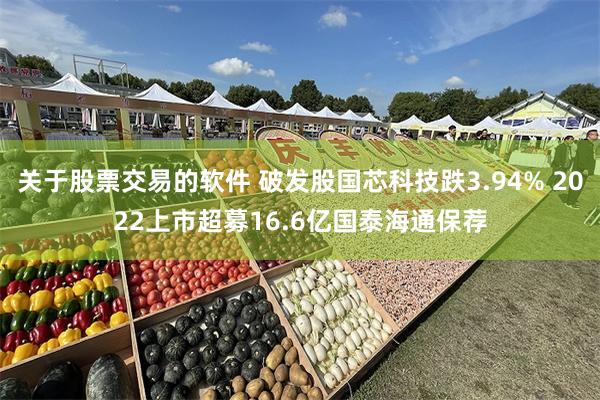 关于股票交易的软件 破发股国芯科技跌3.94% 2022上市超募16.6亿国泰海通保荐