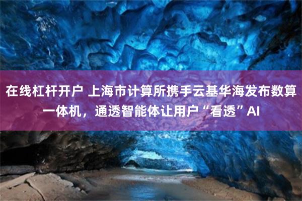 在线杠杆开户 上海市计算所携手云基华海发布数算一体机，通透智能体让用户“看透”AI